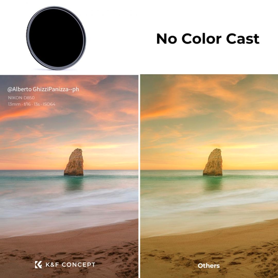 K&F Concept 46mm ND1000 (10 Stop) Fixed ND Filter Neutral Density Multi-Coated KF01.1000 - 4